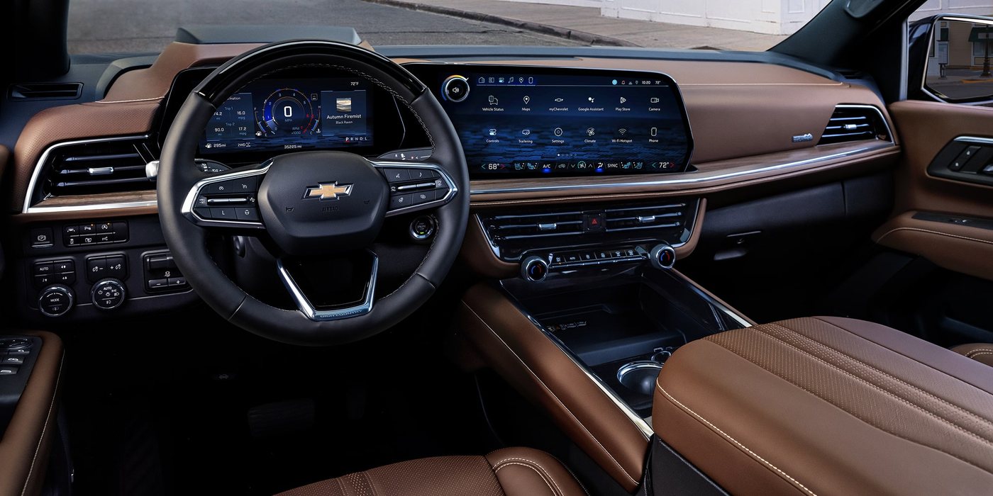 2026 Chevrolet Suburban LT — Front cabin