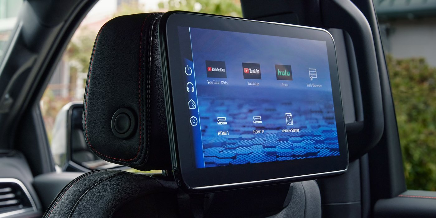 2026 Chevrolet Suburban LT — Rear-seat media